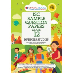 Oswaal ISC Sample Question Papers Class 12 Business Studies Book | Latest Edition